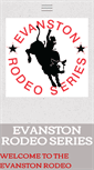 Mobile Screenshot of evanstonrodeoseries.com
